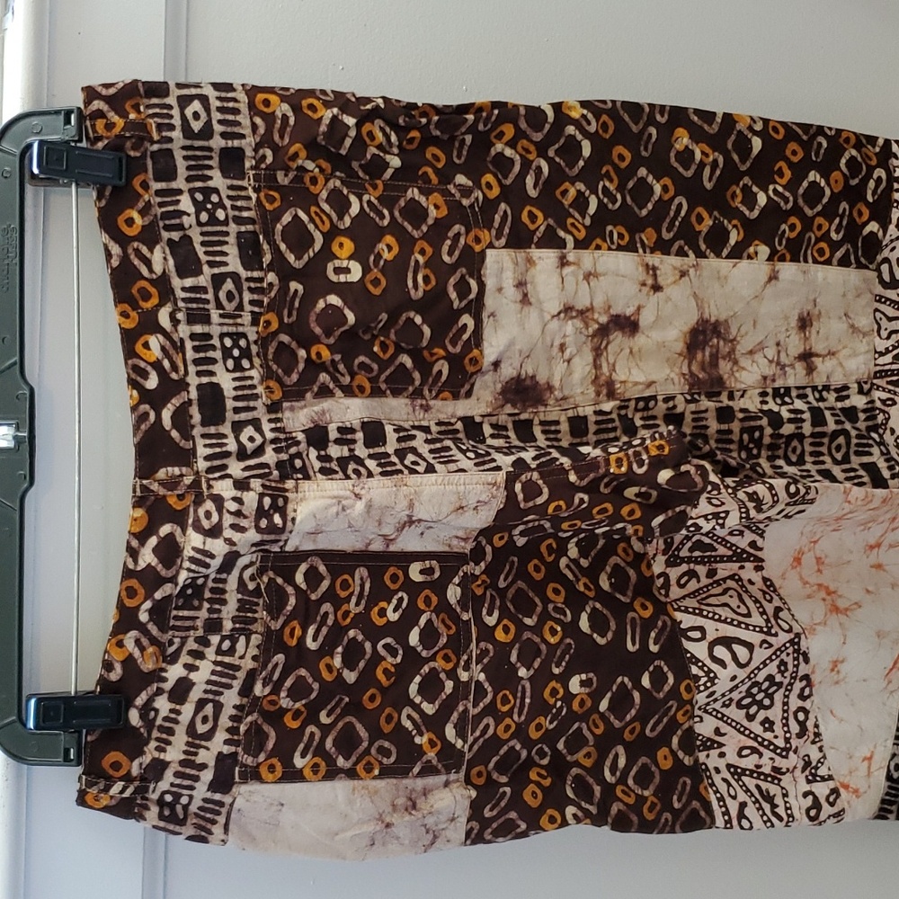 Chico's Design Vintage Patchwork Silk And Linen B… - image 7